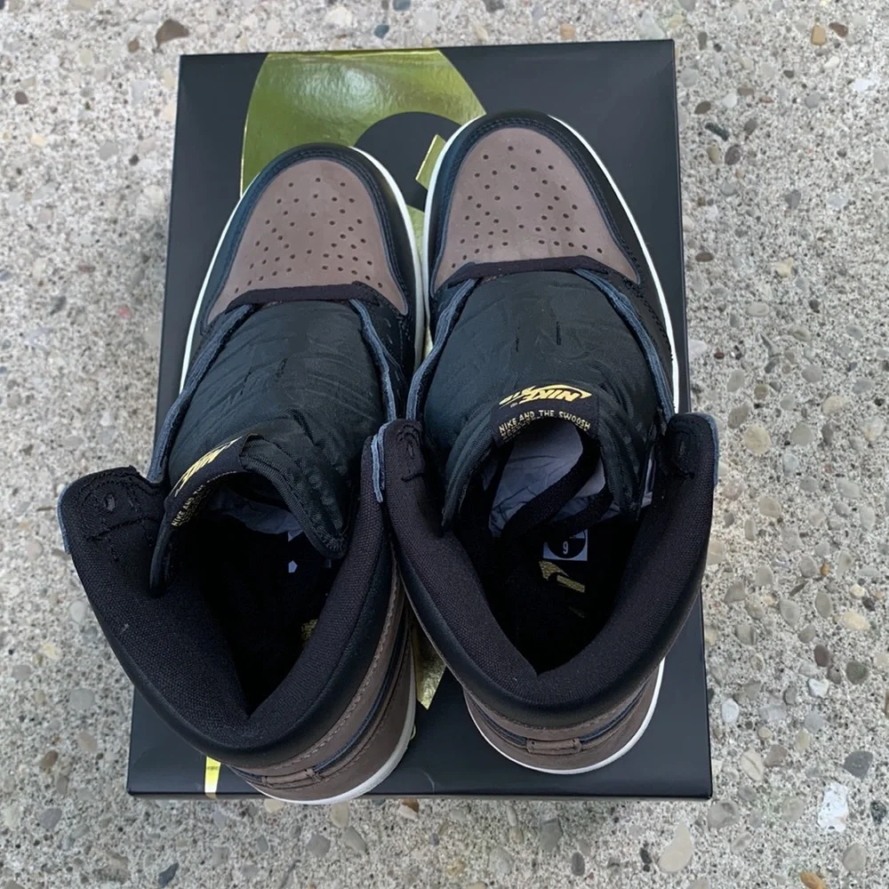 New Jordan 1 Retro High OG “Palomino “ Size 9 men 10.5 Women - Picture 11 of 17